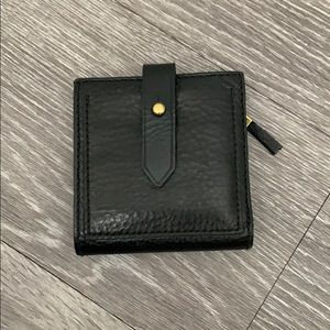 MADEWELL The Post Billfold Wallet Black and Gold